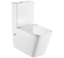 Унитаз компакт Aquatek Либра AQ1263-00 с бачком и сиденьем Микролифт