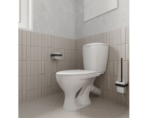 Унитаз компакт Santeri Версия 1.P403.3.S00.00B.F комфорт с бачком и сиденьем