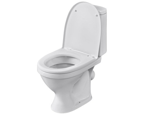 Унитаз компакт Santeri Прайм 1.P205.4.S00.00B.F с бачком и сиденьем