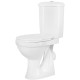 Унитаз компакт Оскольская Керамика Суперкомпакт 44901130522 с бачком и сиденьем