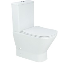 Унитаз компакт Aquanet Fine-C Rimless 273786 без бачка с сиденьем Микролифт