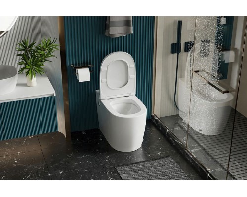 Унитаз Abber Bequem AC1114P приставной с сиденьем Микролифт