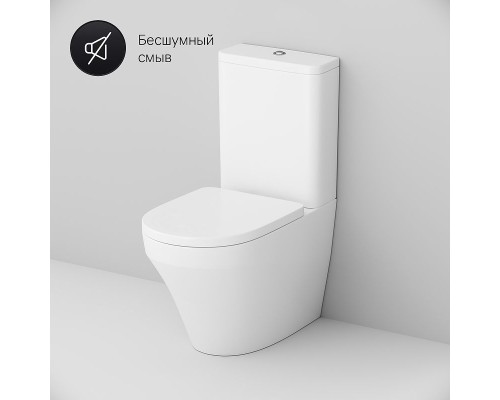 Унитаз-компакт AM.PM Inspire C508607WH с бачком без сиденья