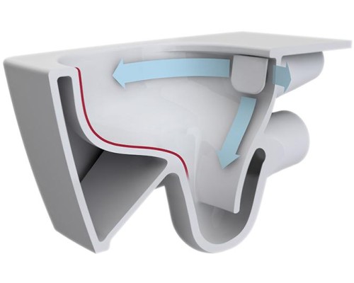 Унитаз компакт Vitra Zentrum Rim-Ex 9824B003-7207 с бачком и сиденьем Микролифт