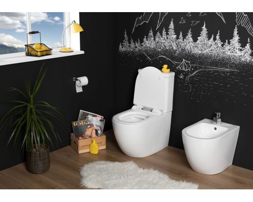 Чаша унитаза-компакта Aquanet Cetus C1 Rimless 00203342 без бачка, с сиденьем Микролифт