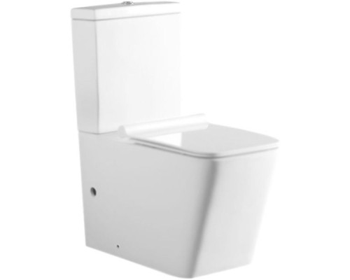 Чаша унитаза-компакта Aquanet Tavr C1 Rimless 00203346 без бачка, с сиденьем Микролифт
