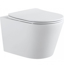 Унитаз Aquanet Atago 2.0 Rimless 243549 подвесной с сиденьем Микролифт