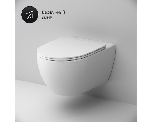 Унитаз AM.PM Awe C111700WH подвесной без сиденья