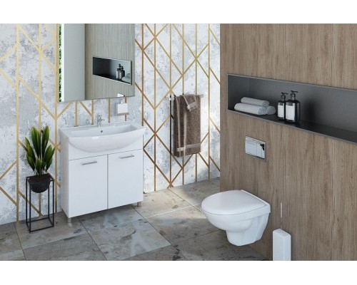 Унитаз Rosa Элеганс Люкс Вн УнБ32 4620008195438 подвесной Белый с сиденьем Микролифт