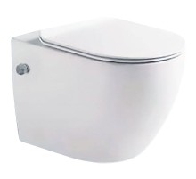 Унитаз биде SantiLine SL-5002SM-BD подвесной Белый с сиденьем Микролифт