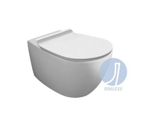 Унитаз Simas Vignoni VI18bi подвесной Белый без сиденья