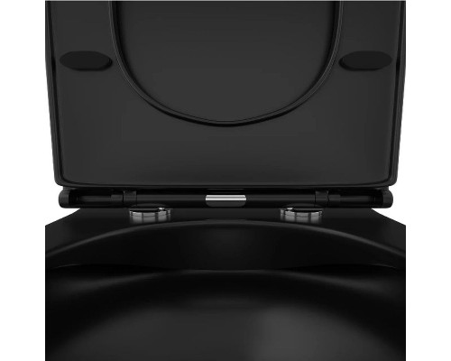 Унитаз Owl 1975 Vind Cirkel-H OWLT190305 подвесной Черный матовый с сиденьем Микролифт