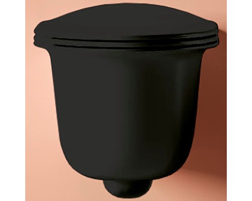 Унитаз Artceram Chic CHV001 17 00 подвесной Черный матовый без сиденья