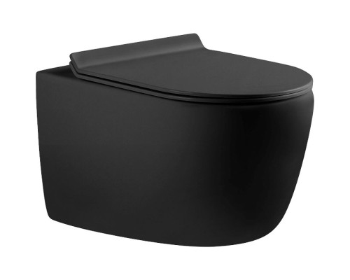 Унитаз Aquanet Cetus-BW Rimless 287008 подвесной с сиденьем Микролифт