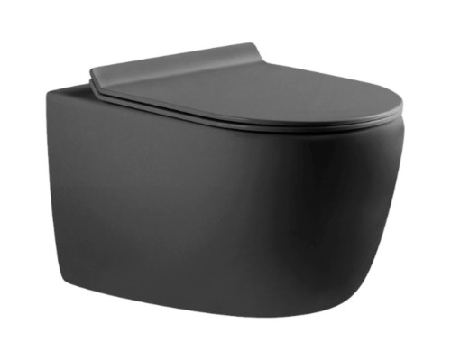 Унитаз Aquanet Cetus-GW Rimless 287009 подвесной с сиденьем Микролифт