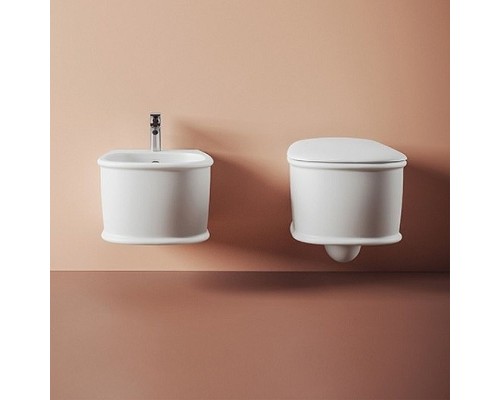 Унитаз Artceram Atelier ATV001 17 00 подвесной Черный матовый без сиденья