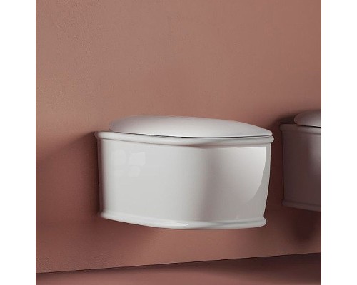 Унитаз Artceram Atelier ATV001 17 00 подвесной Черный матовый без сиденья