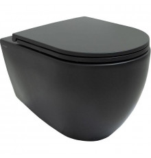 Унитаз Allen Brau Reality 4.32006.31 подвесной Черный матовый без сиденья