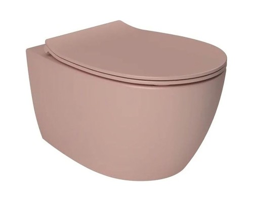 Унитаз Allen Brau Fantasy 4.11004.SM подвесной Розовый без сиденья