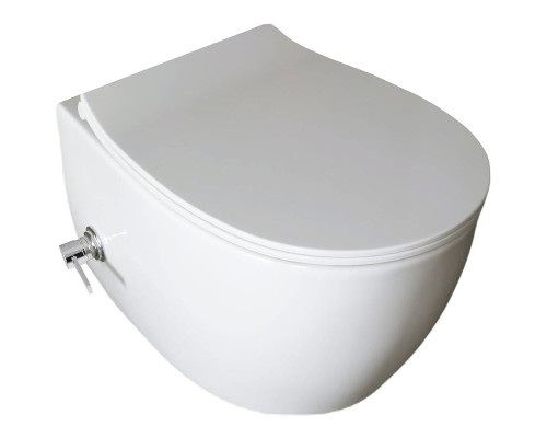 Унитаз биде Allen Brau Fantasy 4.11HC1.20 подвесной Белый без сиденья