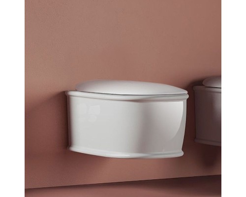 Унитаз Artceram Atelier ATV001 05 00 подвесной Белый матовый без сиденья