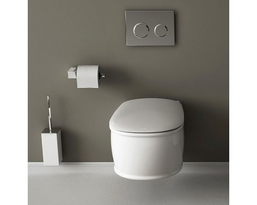 Унитаз Artceram Atelier ATV001 05 00 подвесной Белый матовый без сиденья