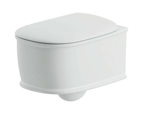 Унитаз Artceram Atelier ATV001 05 00 подвесной Белый матовый без сиденья