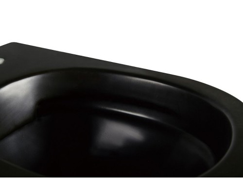 Унитаз Abber Bequem AC1100MB подвесной Черный матовый с сиденьем Микролифт