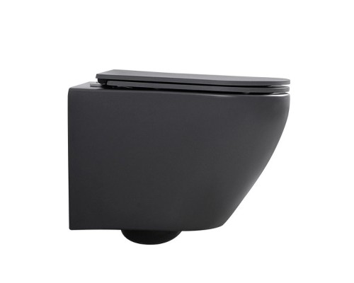 Унитаз Abber Bequem AC1101MG подвесной Серый матовый с сиденьем Микролифт