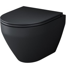 Унитаз AM.PM Spirit V2.0 C701700MBSC подвесной Черный матовый с сиденьем микролифт