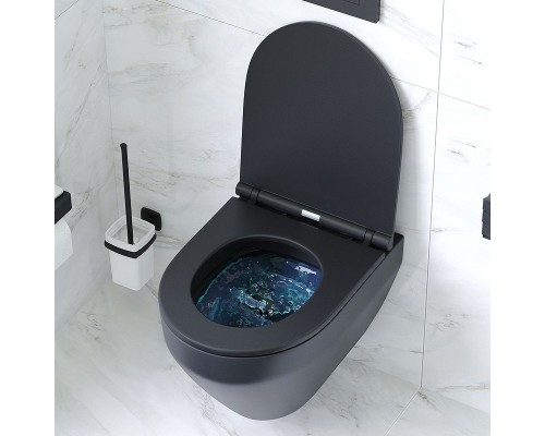 Унитаз AM.PM Spirit V2.0 C701700MBSC подвесной Черный матовый с сиденьем микролифт