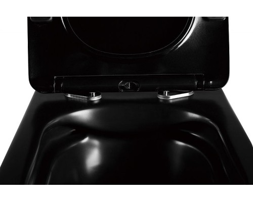 Унитаз Abber Rechteck AC1200MB подвесной Черный матовый с сиденьем Микролифт