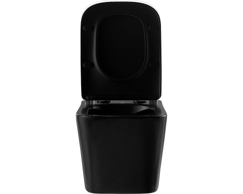 Унитаз Abber Rechteck AC1200MB подвесной Черный матовый с сиденьем Микролифт