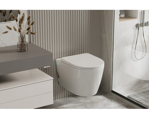 Унитаз Abber Bequem AC1106P подвесной с сиденьем Микролифт