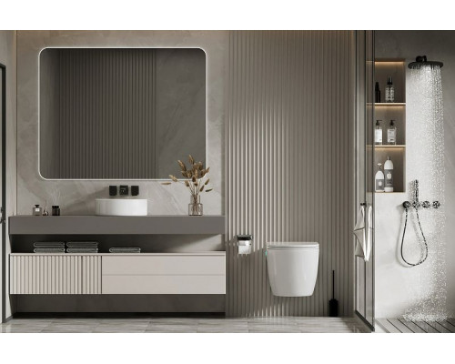 Унитаз Abber Bequem AC1106P подвесной с сиденьем Микролифт