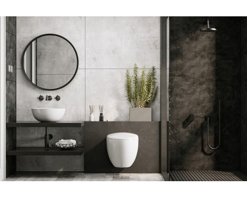 Унитаз Abber Bequem AC1107P подвесной с сиденьем Микролифт