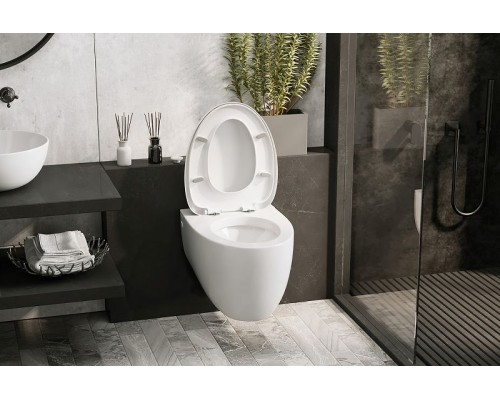 Унитаз Abber Bequem AC1107P подвесной с сиденьем Микролифт