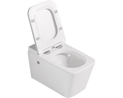 Унитаз Abber Rechteck AC1202P подвесной с сиденьем Микролифт