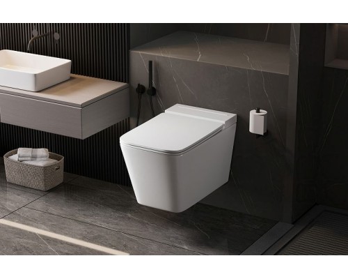 Унитаз Abber Rechteck AC1202P подвесной с сиденьем Микролифт