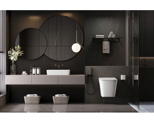 Унитаз Abber Rechteck AC1202P подвесной с сиденьем Микролифт