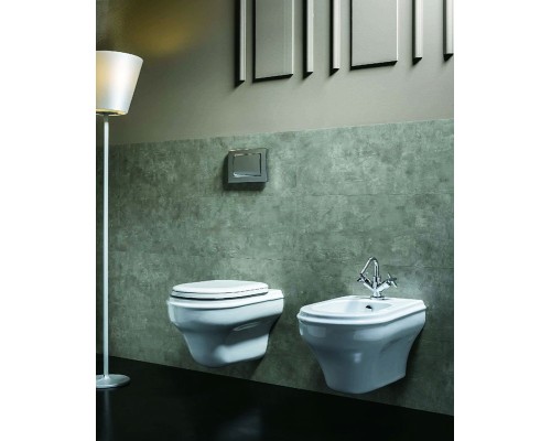 Унитаз Azzurra Charme CHVKSP000000BI/(CHA100/SOSK bi) подвесной без сиденья