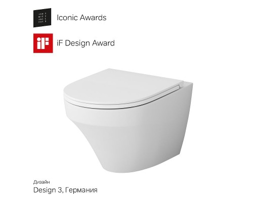 Унитаз AM.PM Inspire C501700WH подвесной без сиденья