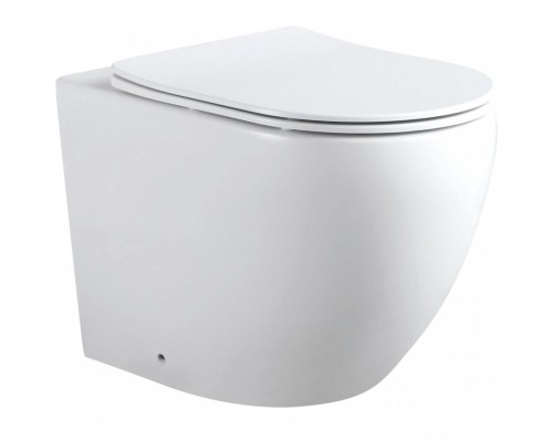 Унитаз Aquanet Cetus 2.0 Rimless 243540 приставной с сиденьем Микролифт