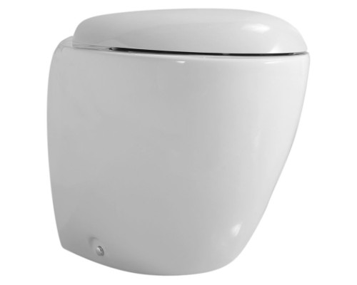 Унитаз Azzurra Clas+ CLP 150/P bi+CLA1850/F bi/cr приставной с сиденьем Микролифт