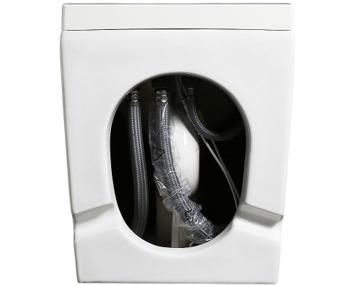 Унитаз Abber Rechteck AC1212P приставной с сиденьем Микролифт