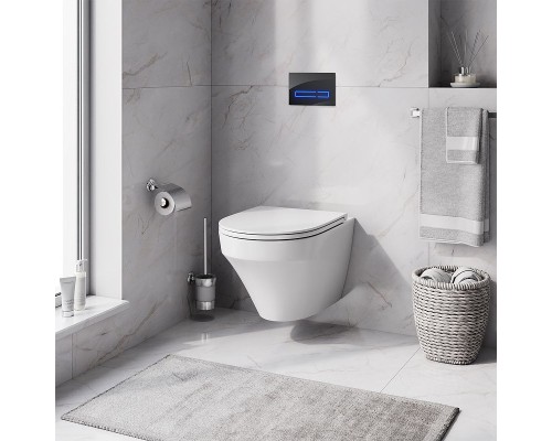 Комплект унитаза с инсталляцией AM.PM Inspire FlashClean IS450A38.501700 с сиденьем Микролифт и Черной клавишей смыва