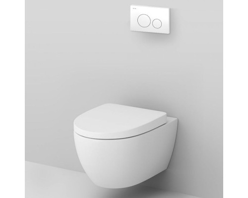 Комплект унитаза с инсталляцией AM.PM Awe IS49001.111738 с сиденьем Микролифт и Белой клавишей смыва