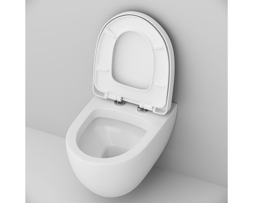 Комплект унитаза AM.PM Awe C111738SC с инсталляцией Grohe Rapid SL 38772001 с сиденьем Микролифт и клавишей смыва Хром