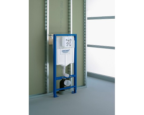 Комплект унитаза AM.PM Awe C111738SC с инсталляцией Grohe Rapid SL 38775001 с сиденьем Микролифт и клавишей смыва Хром