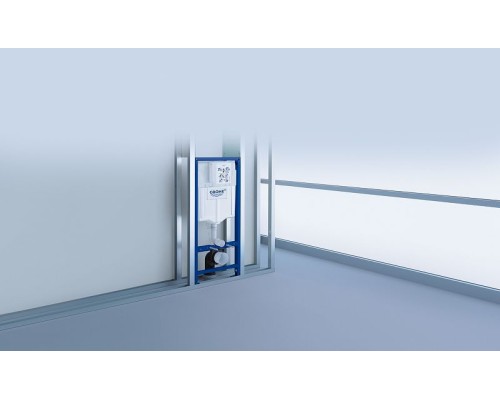 Комплект унитаза AM.PM Awe C111738SC с инсталляцией Grohe Rapid SL 38775001 с сиденьем Микролифт и клавишей смыва Хром